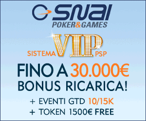 Poker Snai Bonus